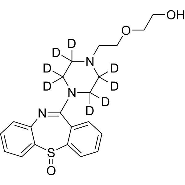Quetiapine Sulfoxide-d8 (quetiapine sulfoxide-d8) 1330238-38-4